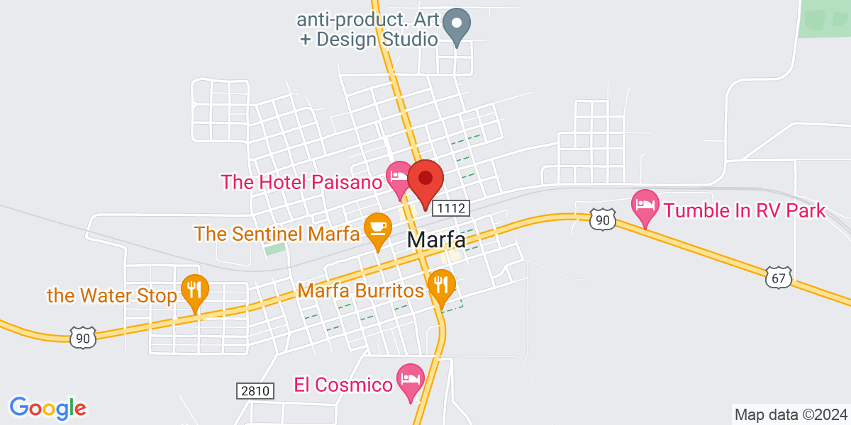 Map of Marfa Public Library